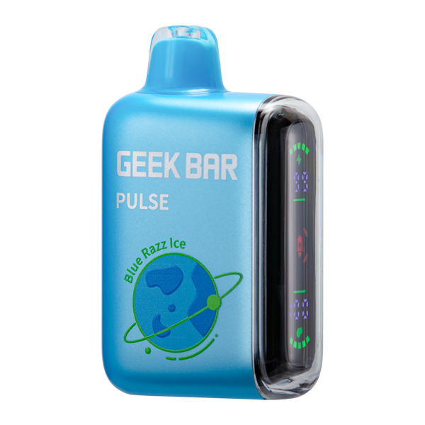Crazy Ace Flavors and Devices Blue Razz Ice Geek Bar Pulse