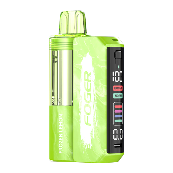 Comparison table of FLUM Pebble vs Mello with key specs – green apple watermelon flum highlighted