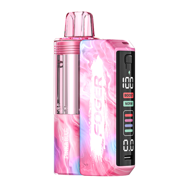 foger vape pink and blue Switch Pro Kit unboxing