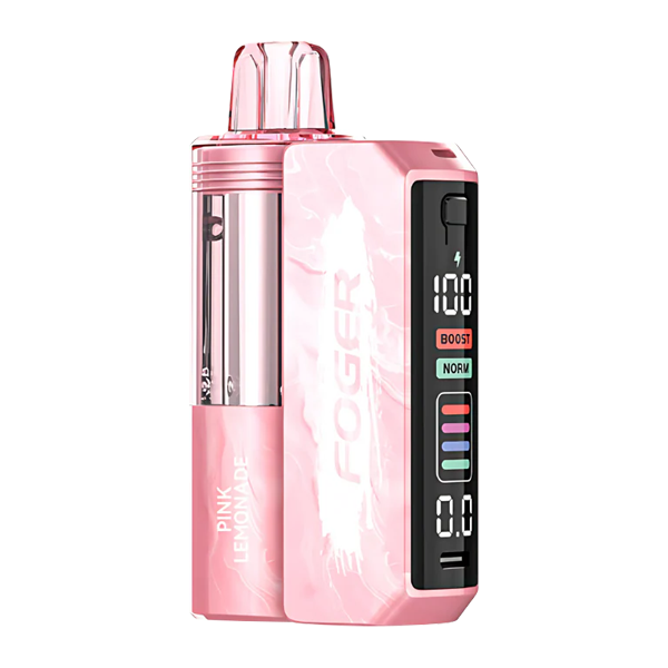 Close-up of foger switch pro mesh coil technology and airflow design