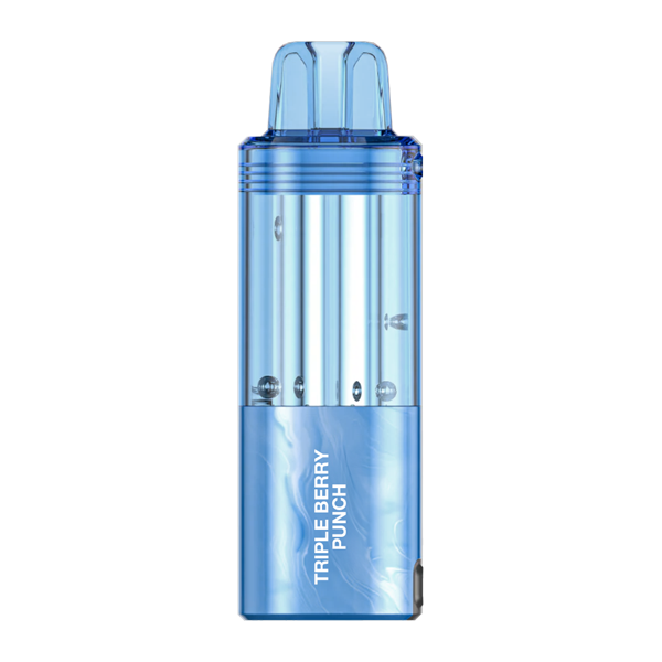 A Geek Bar Digiflavor Sky device in hand, showing the Sky Walker flavor label with the 25,000 puff claim, representing the digiflavor vape sky walker flavor device in a natural vape setting