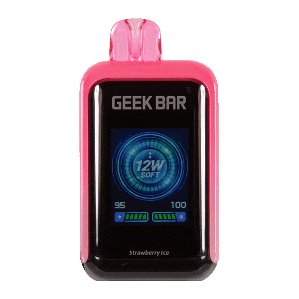 Strawberry Ice Geek Bar SkyView 25K provides a cooling twist to the geek bar banana strawberry family