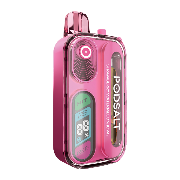 Side-by-side image of four cherry slush vape devices with labels, emphasizing the cherry slush vape comparison