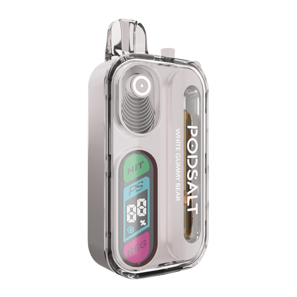 white owl sweet White Gummy Bear POD SALT Hit 40K