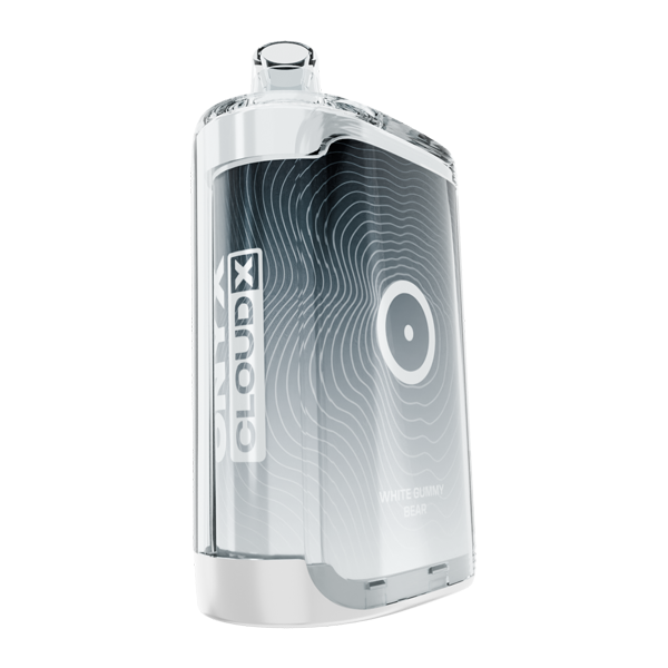 white owl sweet White Gummy Bear POD SALT Onyx Cloud X device with mesh coil technology