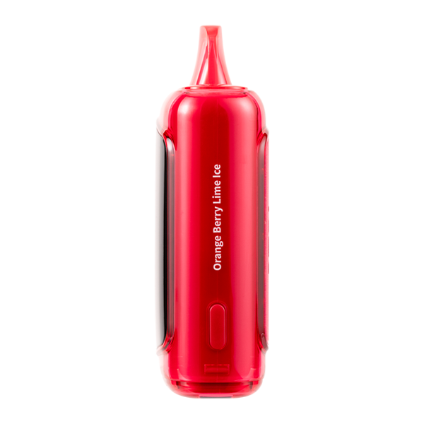 Adult hand holding a Foger Switch Pro while toggling flavors, illustrating foger vapes near me daily usage