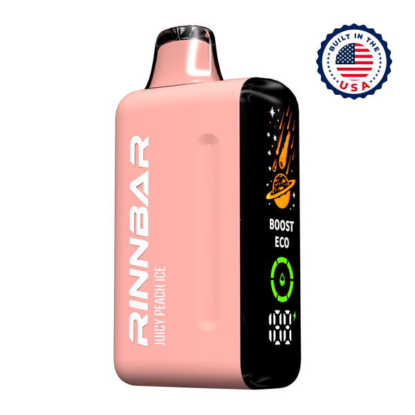 RLL vape Juicy Peach Ice RINNBAR 50000