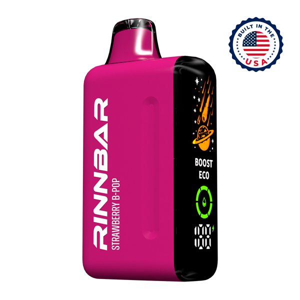 One Strawberry Vape Juice Strawberry B-Pop RINNBAR 50000 device