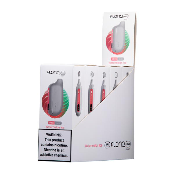 A sleek FLUM Pebble device in hand, with the green apple watermelon flum flavour label visible, set against an Australian backdrop.