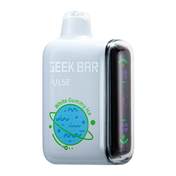 White Gummy Ice Geek Bar Pulse device
