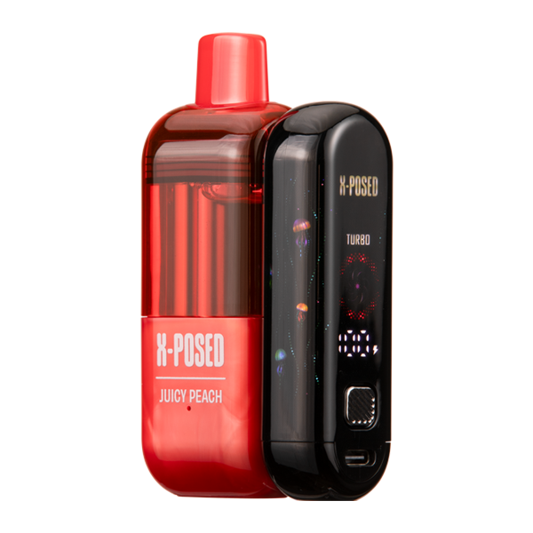 A close-up of a digital LED screen on a vape device, showcasing the technical specs that define modern plus pods green apple alternatives.