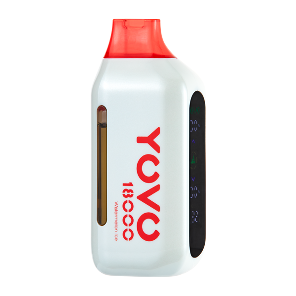 A close-up shot of a punch raz disposable vape device with vibrant fruit punch packaging, highlighting the mesh coil technology inside.