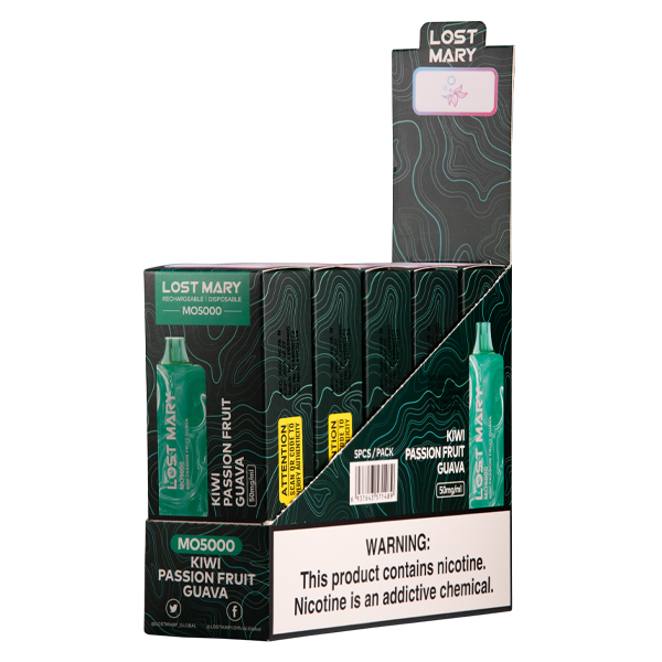 foger vape battery with LED indicator showing battery life in hand